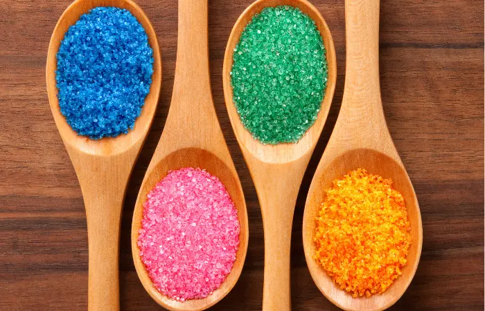 Colored sugars