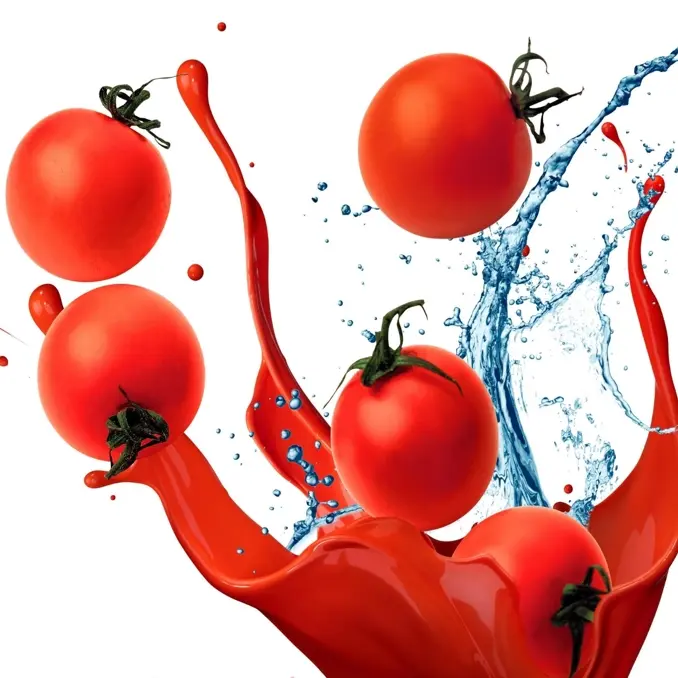 Splash tomatoes