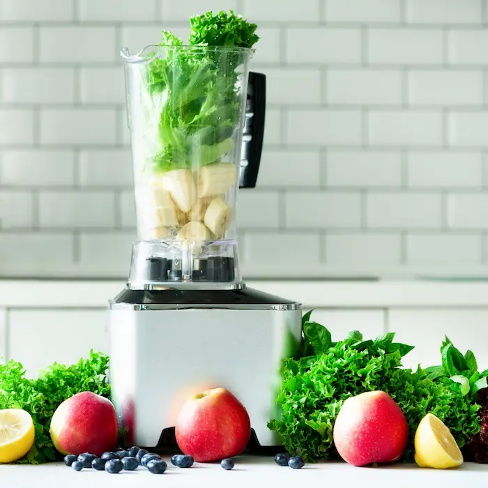 Fresh Fruits _ Veggies in a Blender