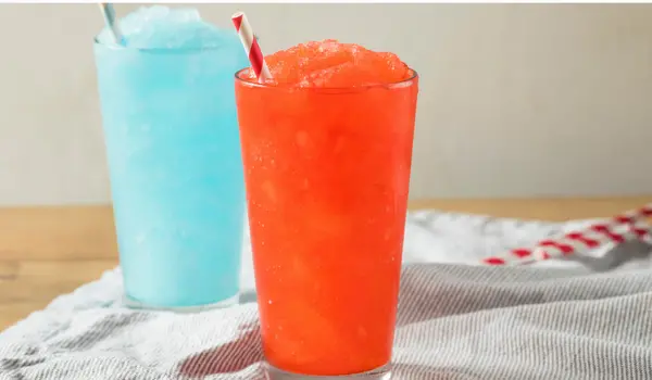 Slushies made with drink powder