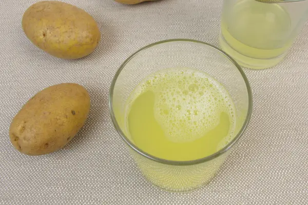 Raw potato juice