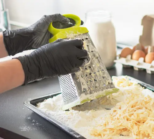 Grating butter