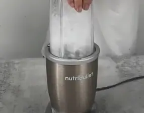 Crushing ice in a Nutribullet
