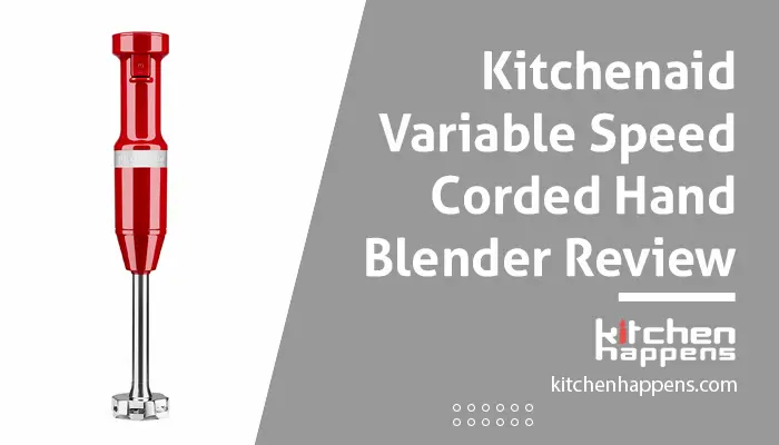 kitchenaid variable speed corded hand blender review